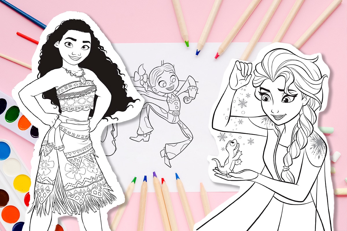 Dibujos para colorear de Frozen, Vaiana y Toy Story - El invernadero  creativo